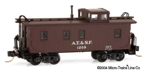 AT&SF - Caboose, Cupola - Micro-Trains 51100